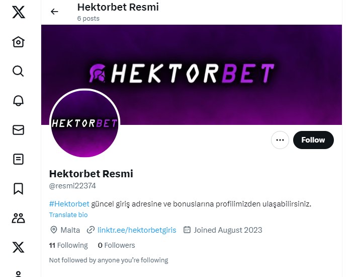Hektorbet Twitter