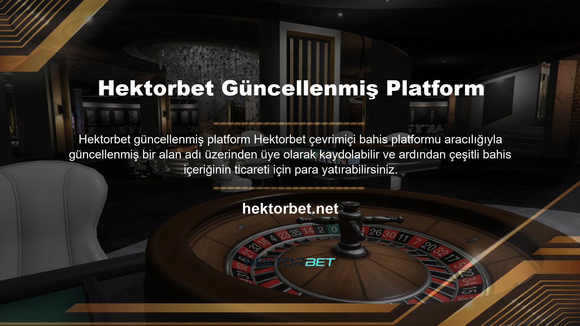 Hektorbet bahis sitesi, bahis tutkunları arasında favoridir ve kullanıcıların buna güvenebilmelerini sağlayarak bir lisans altında çalışır